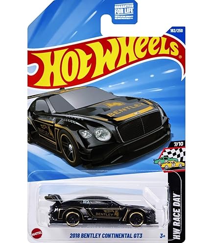 Amazon.com: Hot Wheels 2018 Bentley Continental GT3 1:64 Scale Die